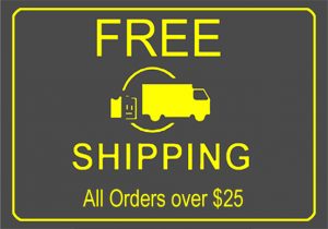 Free Shipping Over $25